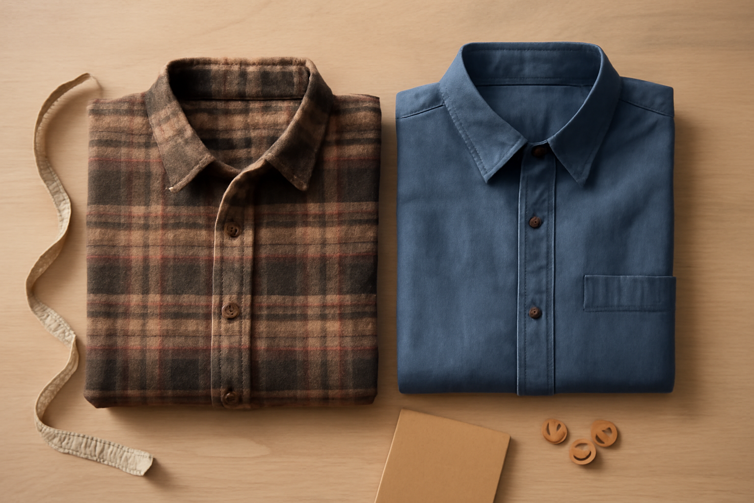 Kemeja Flanel vs Kemeja Chambray: Pilih Mana untuk Pemakaian Harian?