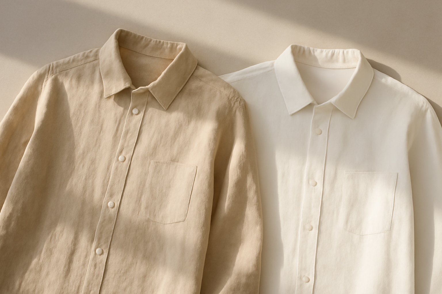 Kemeja Linen vs Katun: Pilih Mana untuk Cuaca Panas?
